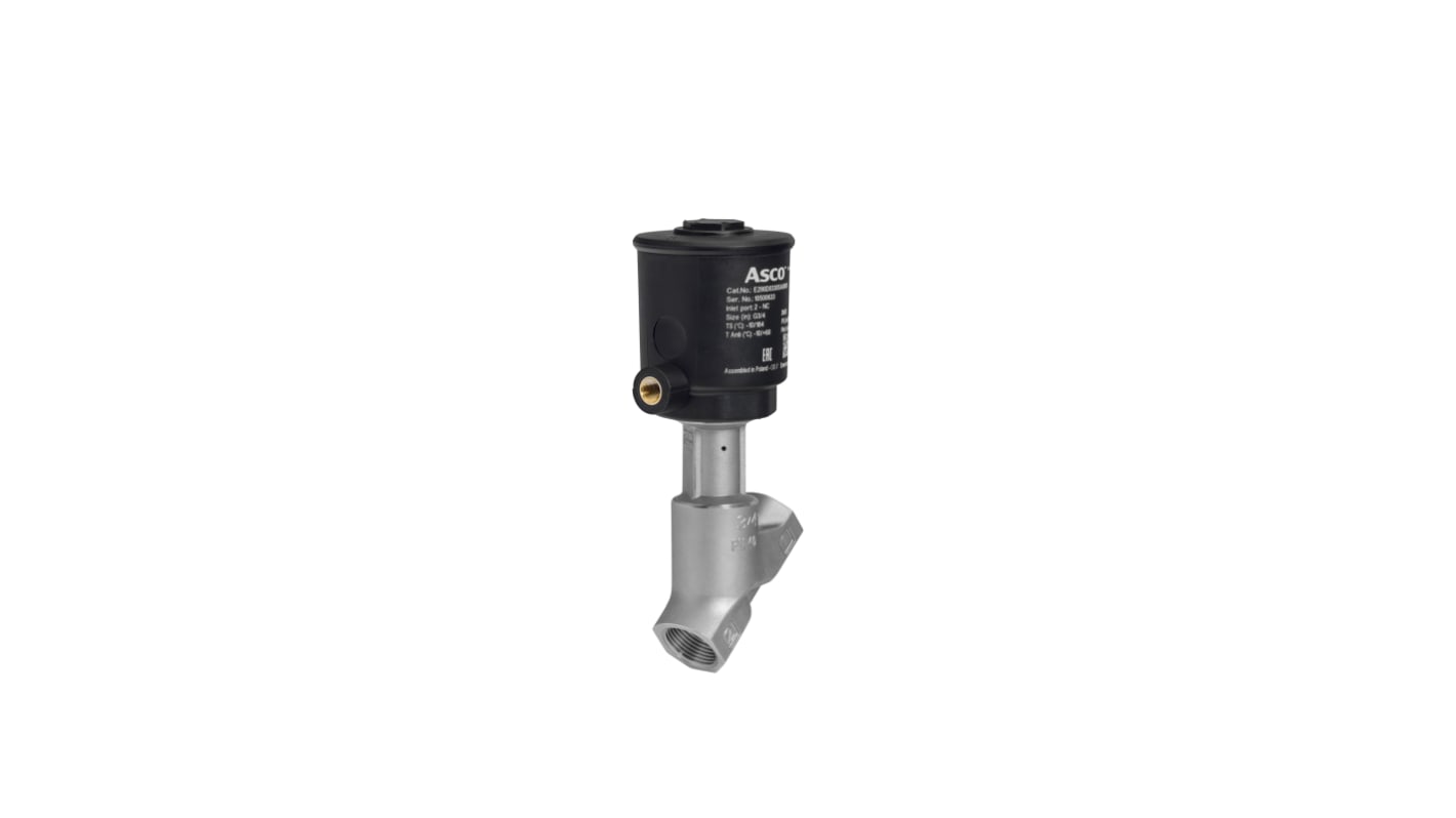 EMERSON – ASCO Angle Seat type Pneumatic Actuated Valve, ISO 1in