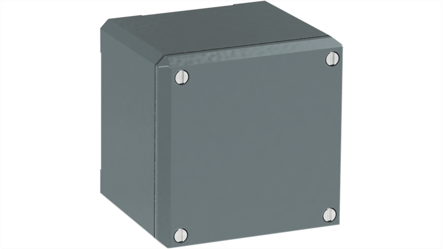 Grey Aluminium Modular Metal Push Button Enclosure -