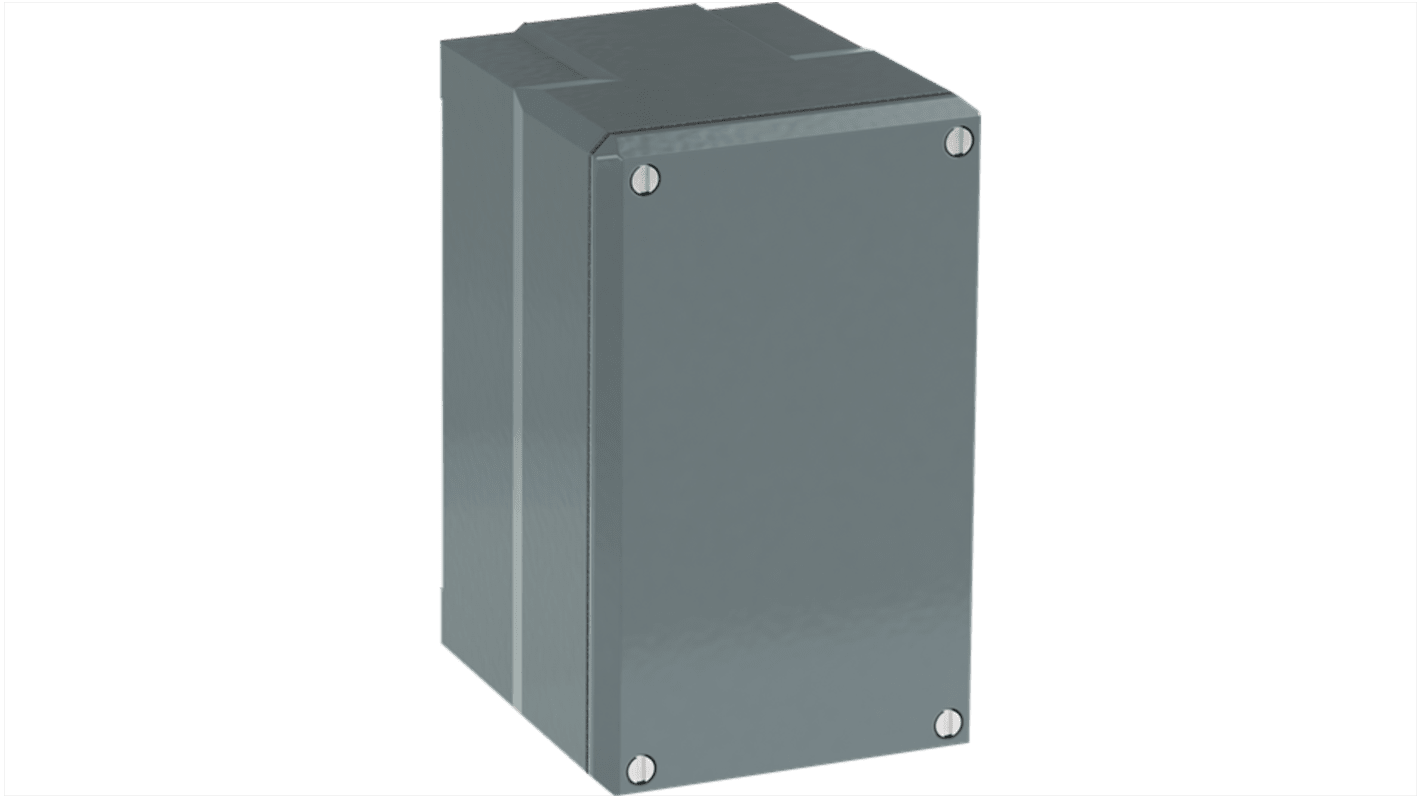 Grey Aluminium Modular Metal Push Button Enclosure -