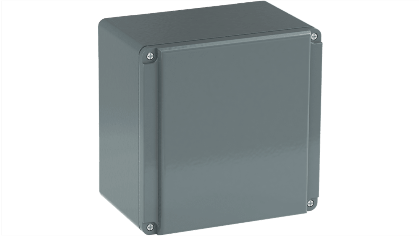 Grey Aluminium Modular Metal Push Button Enclosure -