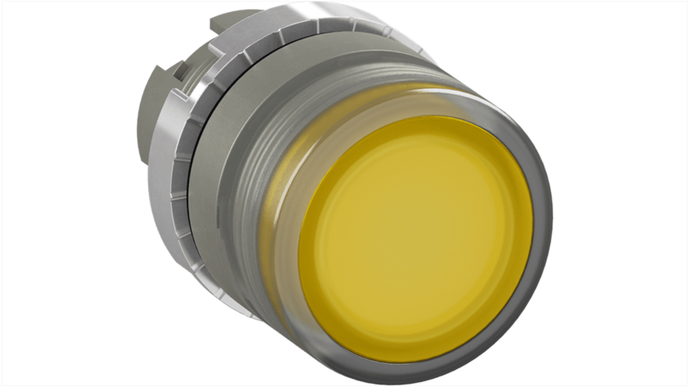 ABB 1SFA1 Series Yellow Momentary Push Button