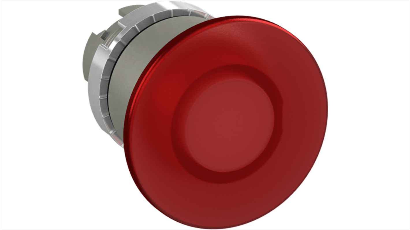 ABB 1SFA1 Series Red Momentary Push Button, 40mm Cutout