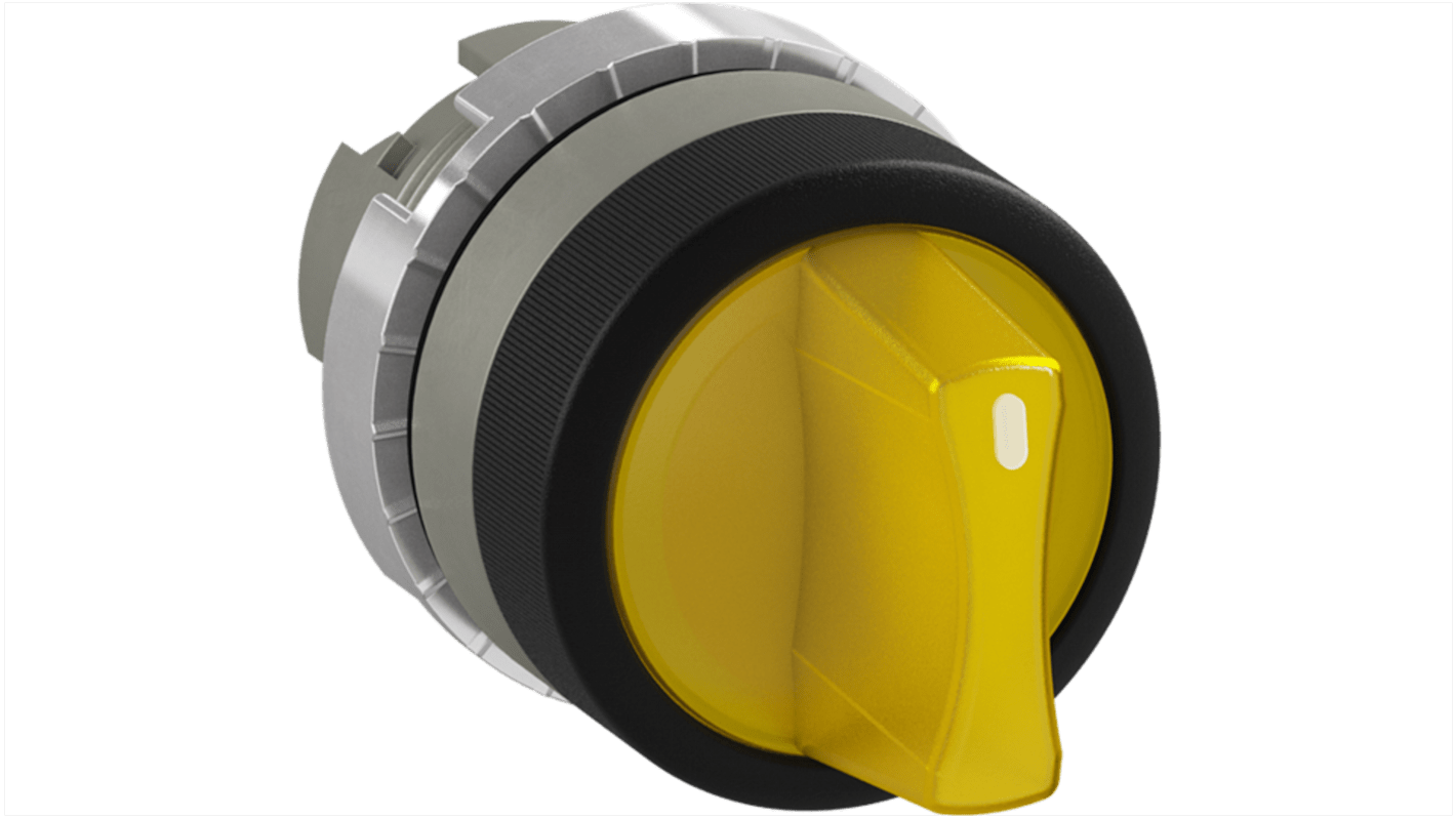 ABB 1SFA1 Series Yellow Maintained, Momentary Push Button