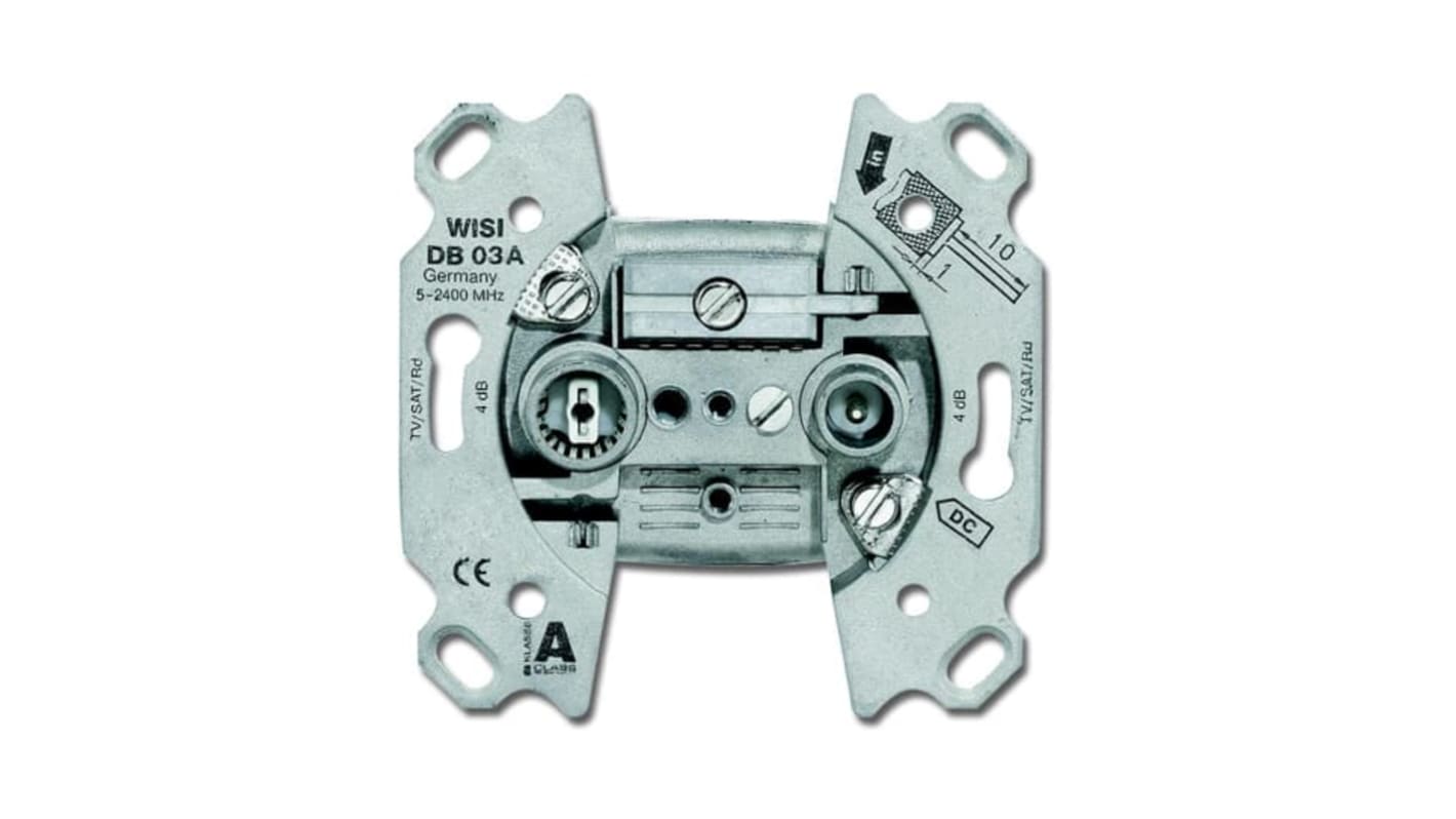 Conector hembra, tipo R, SAT, TV, número de salidas 2, Hembra