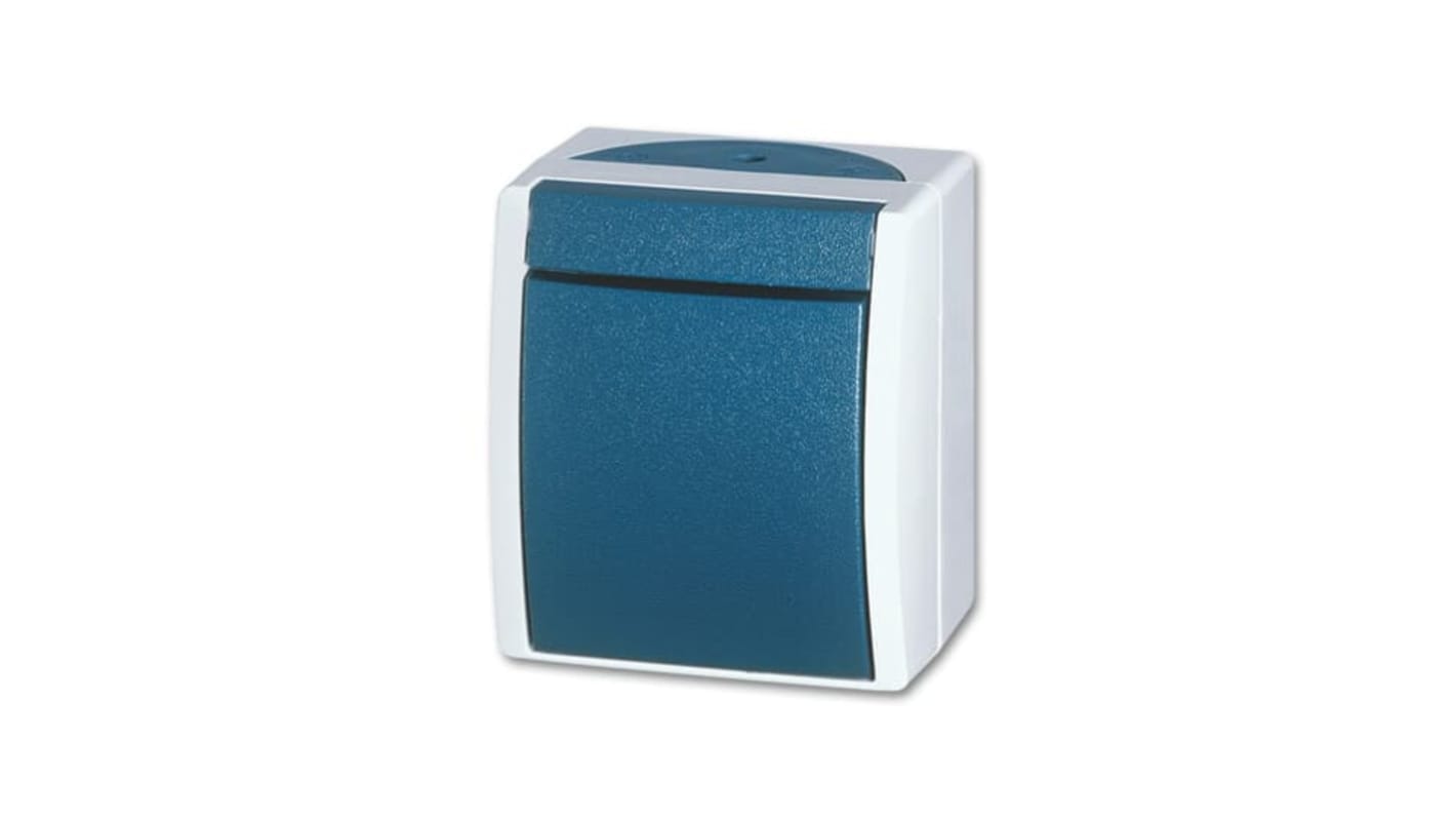 Kolébkový spínač, řada: 2CKA001085A Povrch 2cestný barva Modrá Plast 1pólový ABB