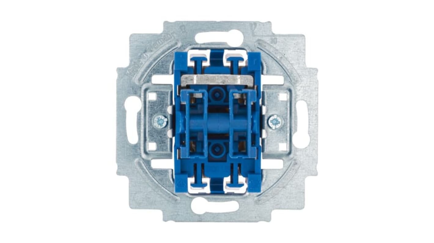 Mecanismo de interruptor por presión, Azul, Montaje Enrasado, IP20, ABB 2CKA001413A1103