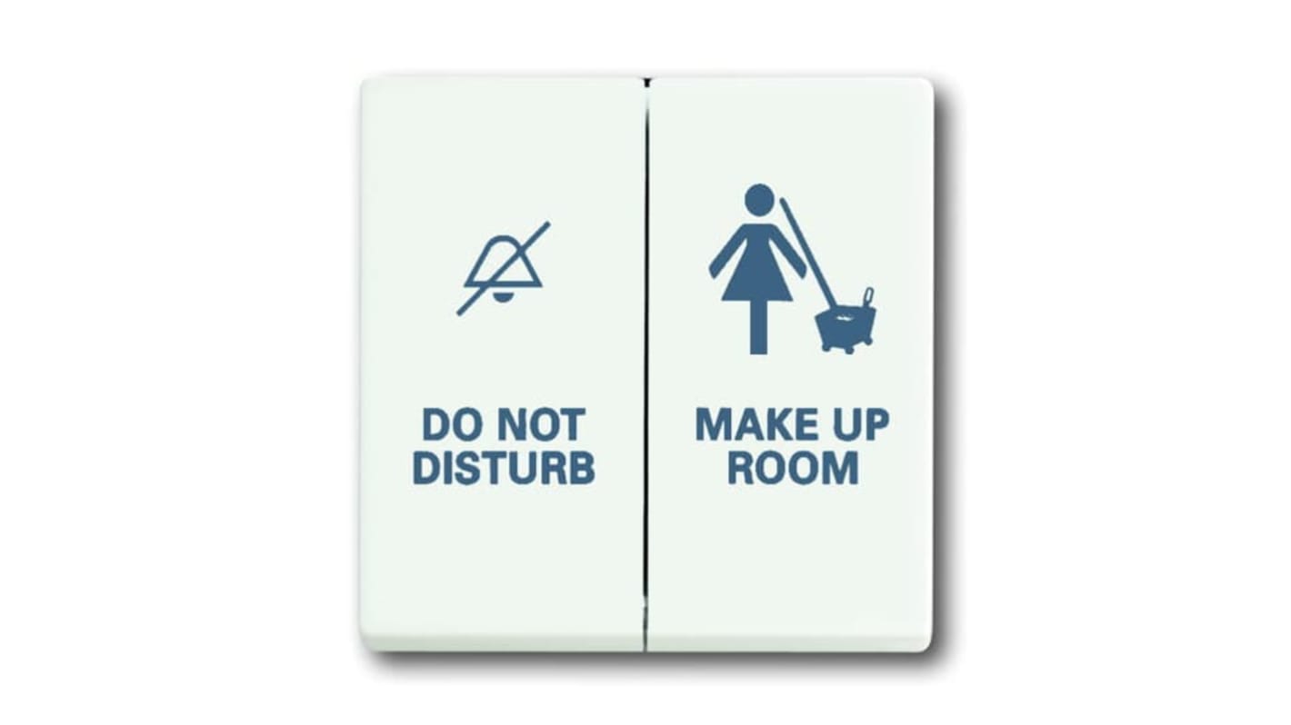 2CKA001751A3023 ABB White 2 Gang Light Switch Cover RS