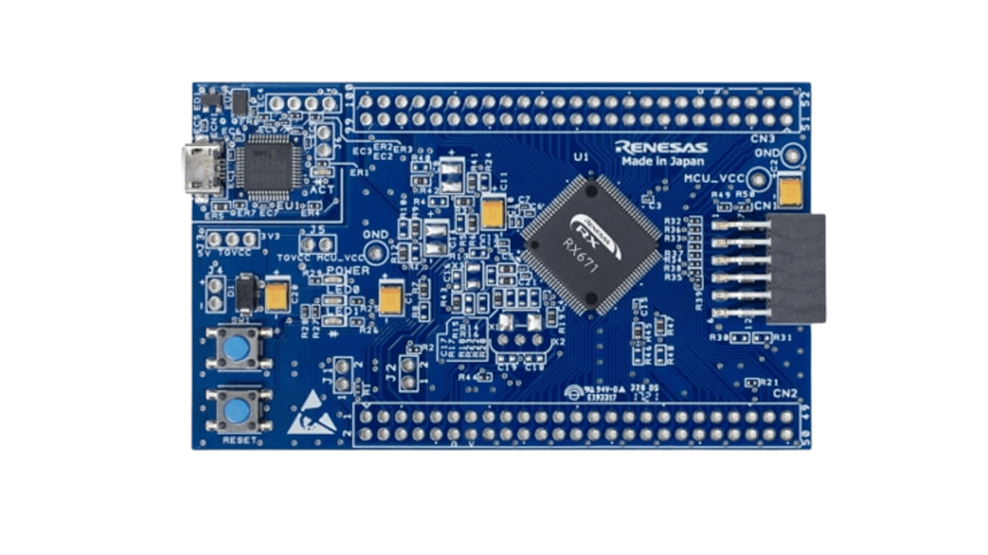 Placa de destino Target Board for RX130 de Renesas Electronics