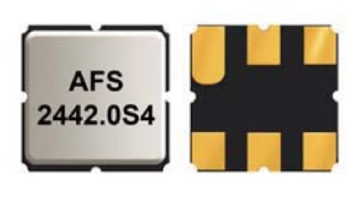 Filtro di segnale Abracon AFS2442.0S4, 2.442GHz, 10 V CC max, , SMD