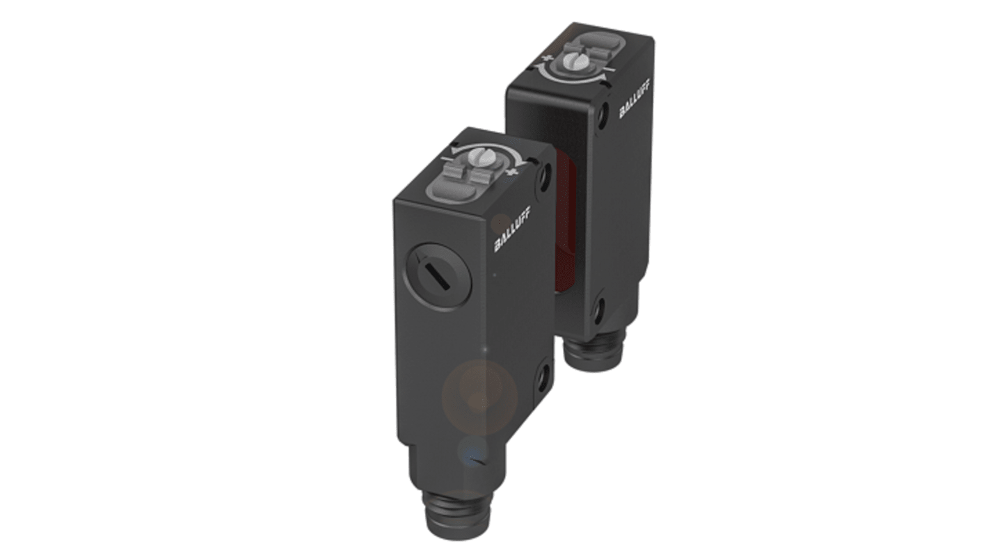 BOS02AR BALLUFF Through Beam Photoelectric Sensor, Block Sensor, 0 → 20 m Detection Range RS