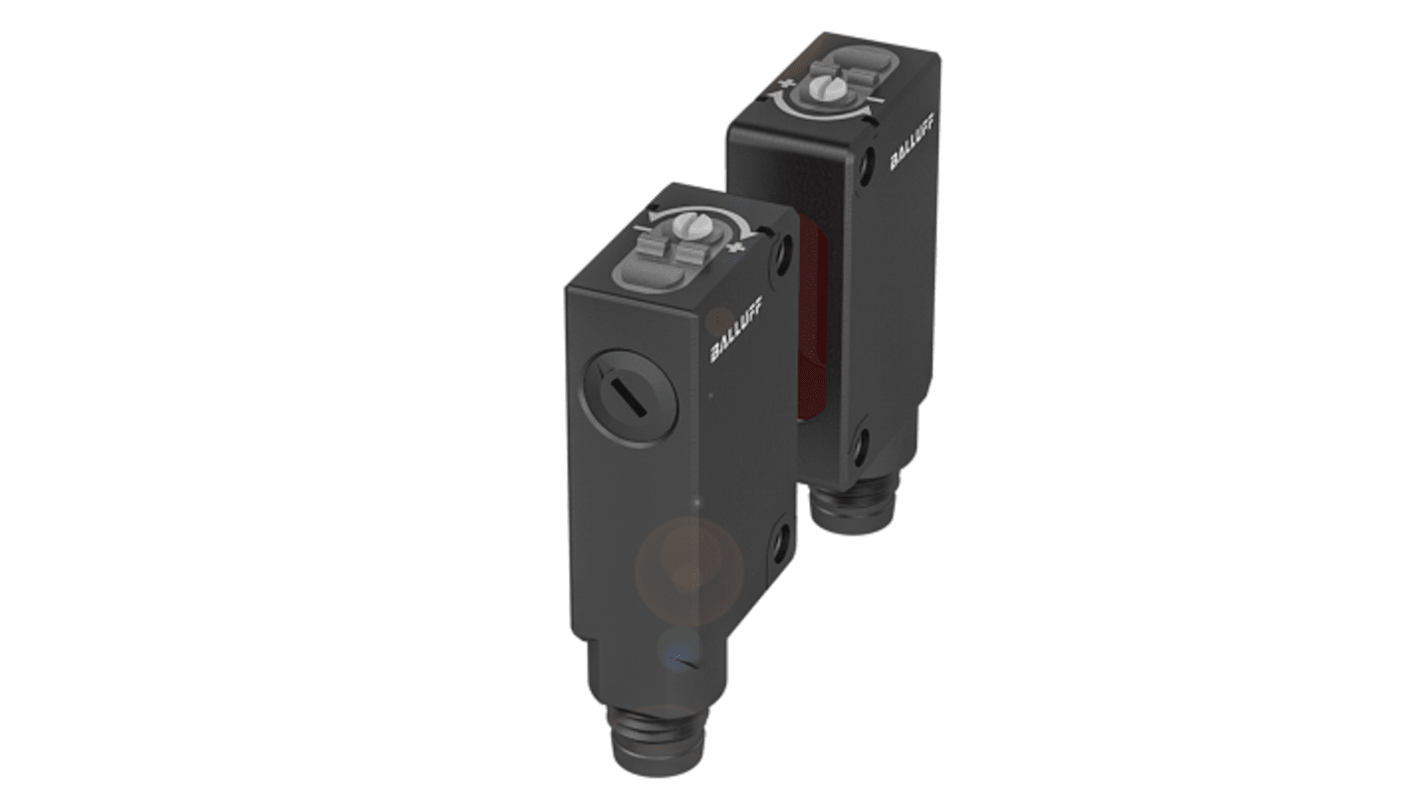 BALLUFF Through Beam Photoelectric Sensor, Block Sensor, 0 → 20 m Detection Range