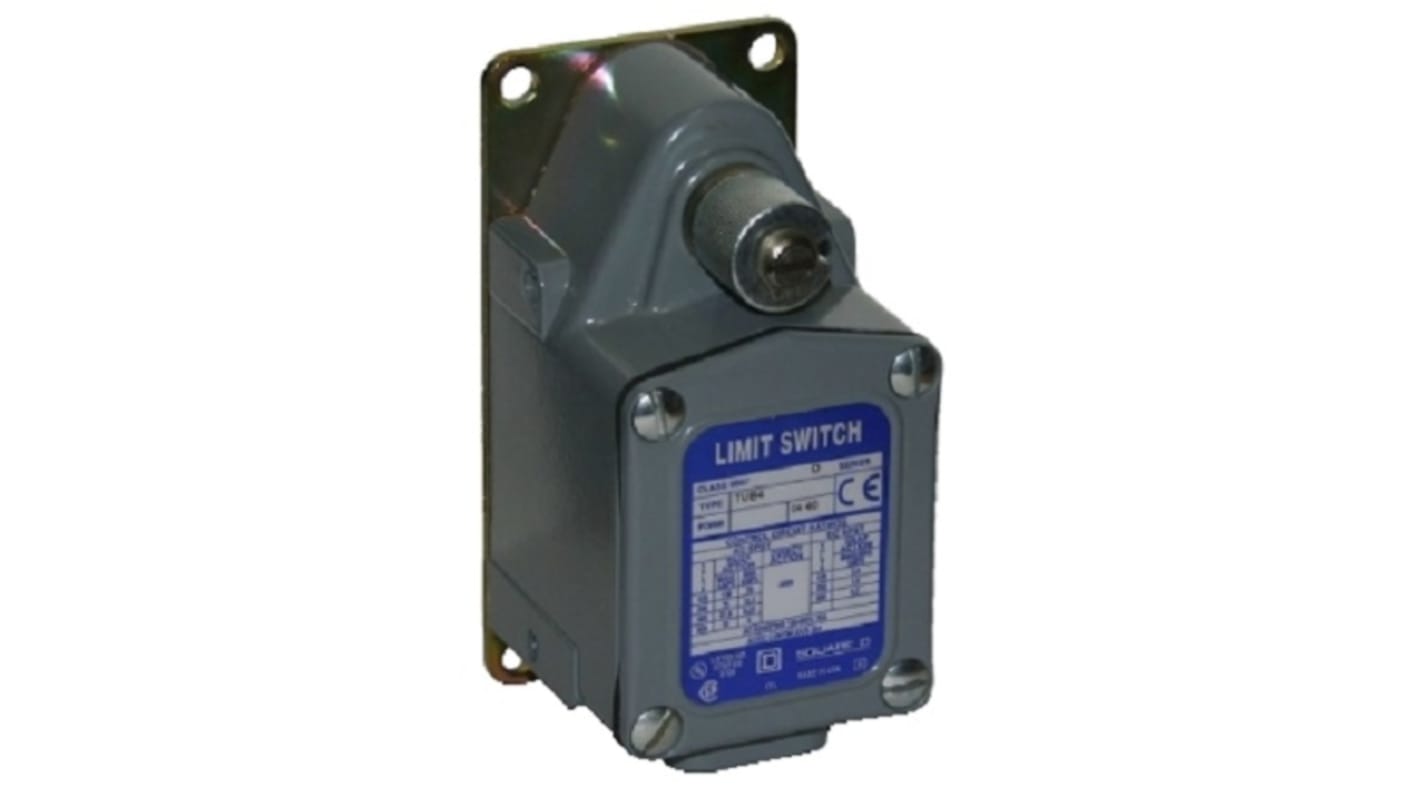 Telemecanique Sensors Limit Switch, IP67, SPDT-DB, Zinc Housing, 600V ac ac Max, 12A Max