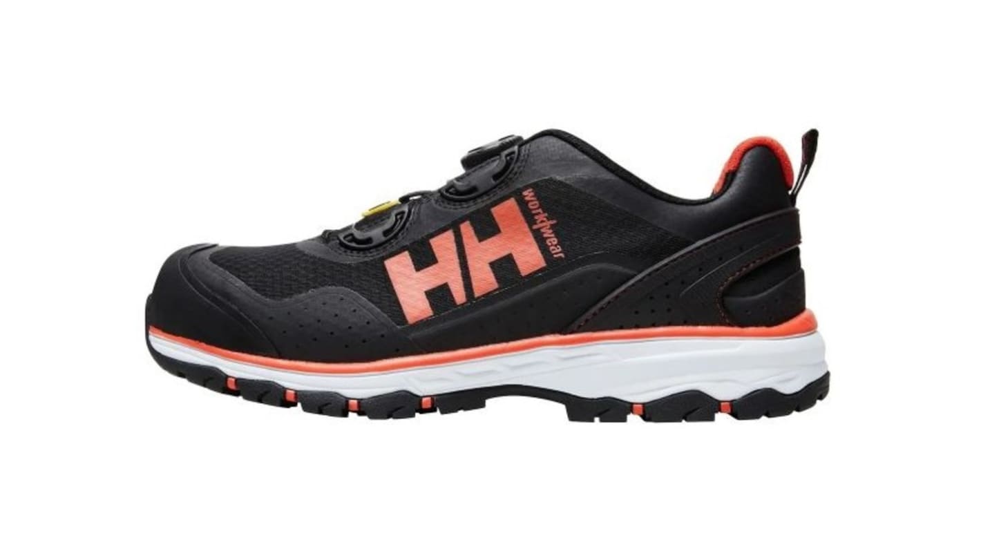 Helly Hansen Chelsea Evolution Boa Sort, orange Herre Sikkerhedssko, EU str. 40