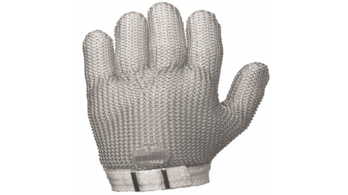 Guantes de Acero inoxidable Plata Niroflex, talla 11, con recubrimiento de Nitrilo