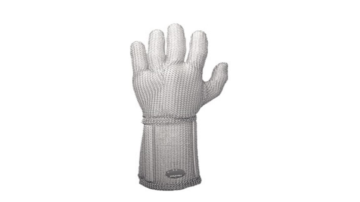 Niroflex White Stainless Steel Cut Resistant Gloves, Size 7, Nitrile Coating