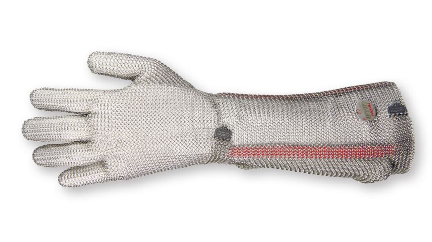Niroflex Handsker, Rustfrit stål, Nitril, Hvid, Skærefast, 7, S