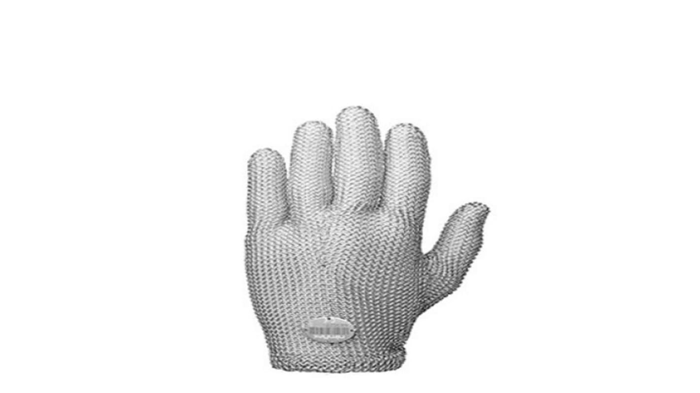 Guantes de Acero inoxidable Plata Niroflex, talla 11, con recubrimiento de Nitrilo