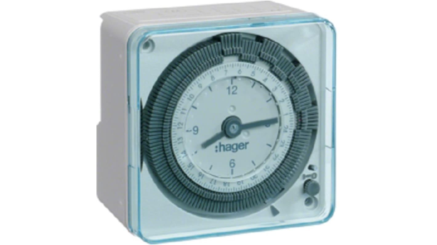 Hager Analogue Time Switch 230 V ac, 1-Channel