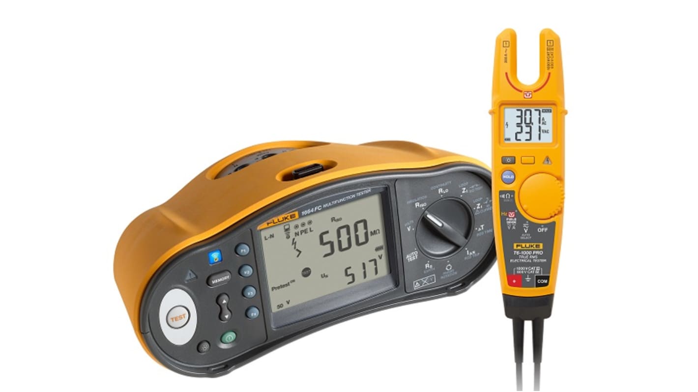 Fluke 1664 UK FTT Electrical Installation Tester Bundle, 50V RS
