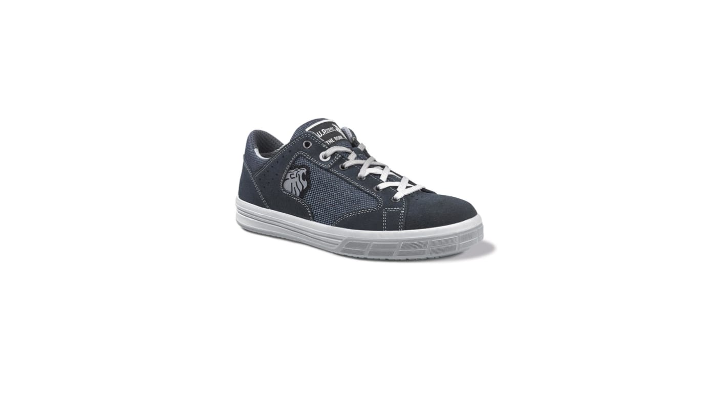 TROPHY S1P SRC Blue canvas/suede shoe