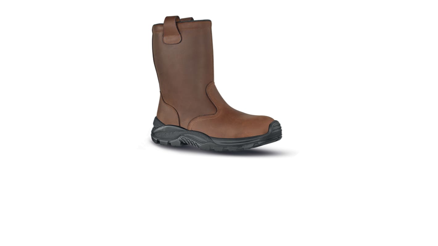 Bottes de sécurité UPower, Homme, T 39, Marron, S3, SRC, antistatiques