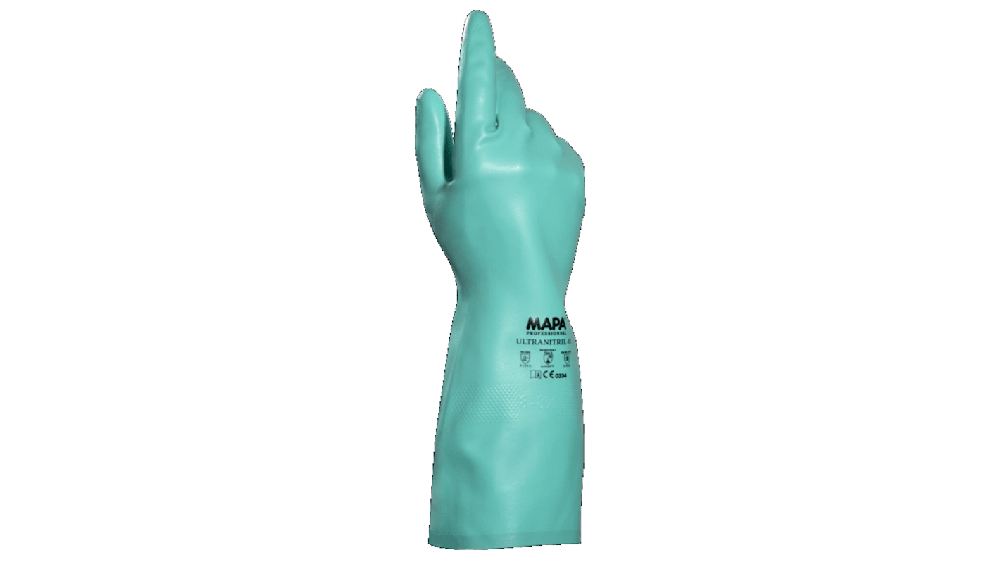 Guanti Mapa, Tg. 10, XL, in Nitrile, col. Verde