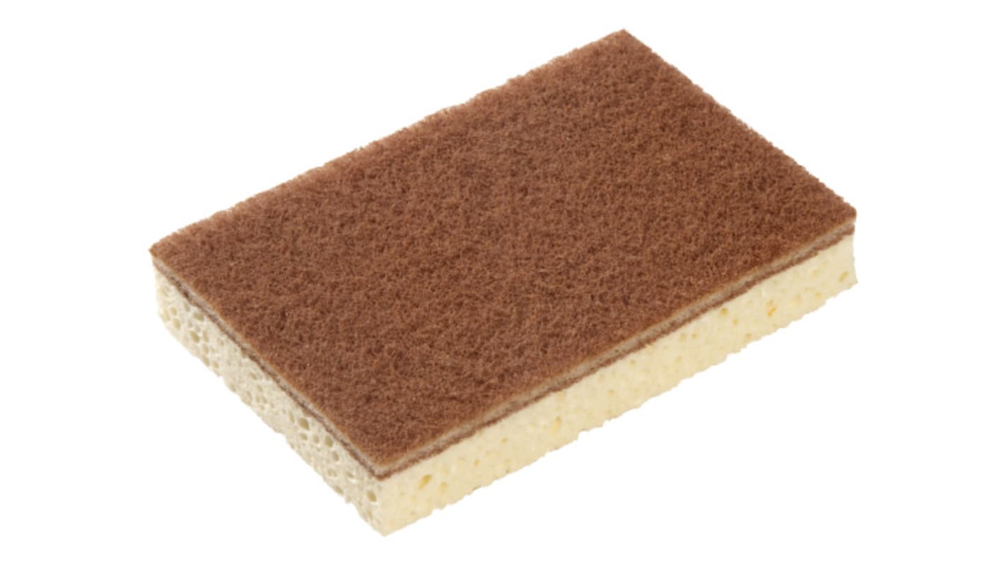 Mapa Brown Sponge Scourer 128mm x 84mm