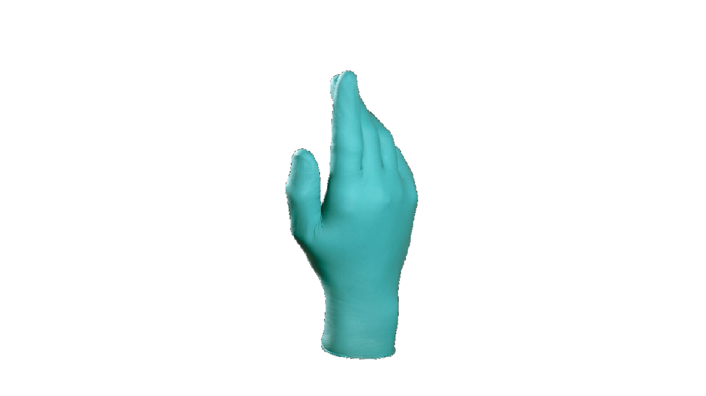 Mapa Blue Nitrile Chemical Resistant Gloves, Size 10, XL, Nitrile Coating