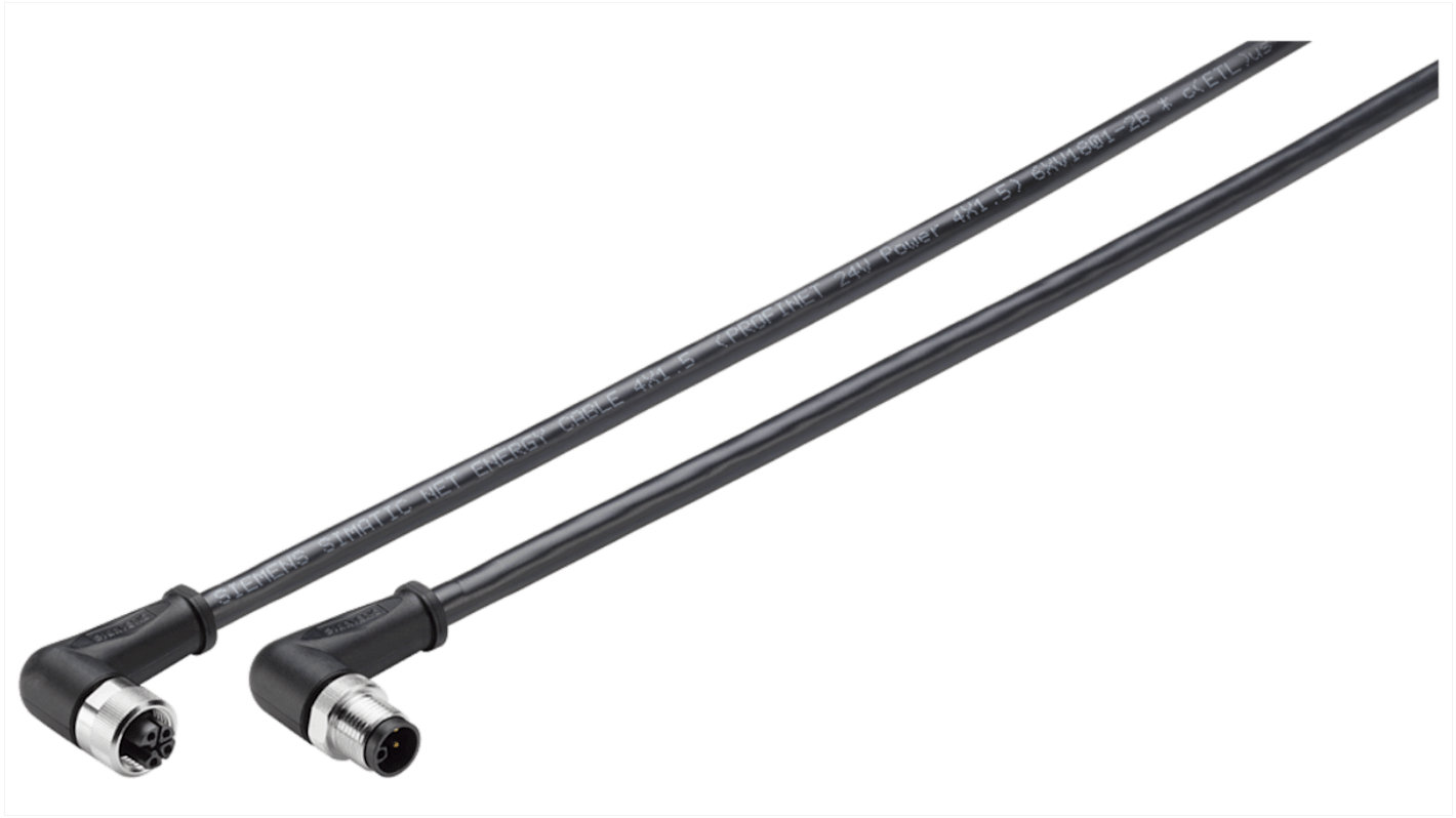 Siemens Érzékelő-működtető kábel, M12 - M12, 2m