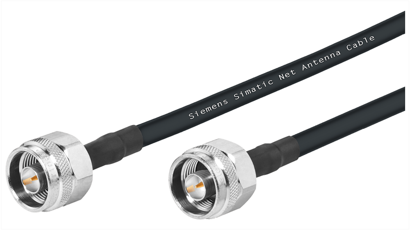 Siemens IWLAN Koaxialkabel konfektioniert, 50 Ω, Typ N / Typ N, Aussen ø 5.5mm, Schwarz