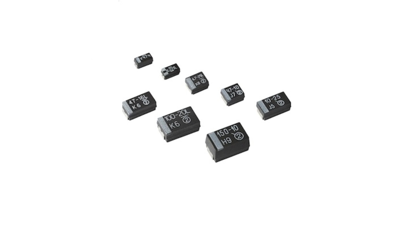 Vishay 10μF Tantalum Capacitor 50V dc