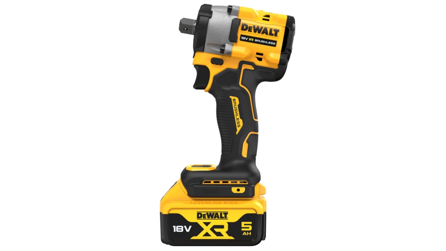 DCF922P2TGB DeWALT 1/2 in 18V Cordless Impact Wrench, UK Plug RS
