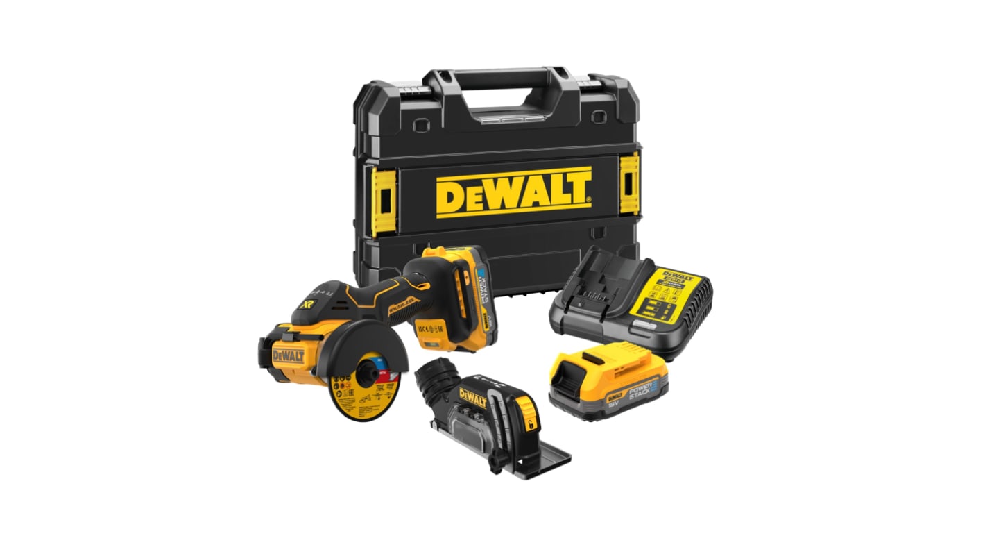 Kit de herramientas eléctricas sin cable DeWALT a batería Li-Ion, DCS438E2T-GB, 2 baterías incluidas, Tipo G -