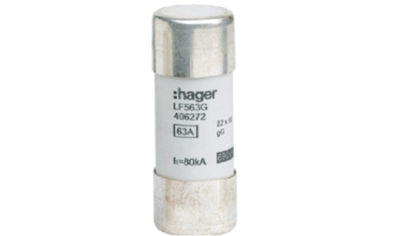 Hager Feinsicherung / 63A 22.2 x 58mm 690V