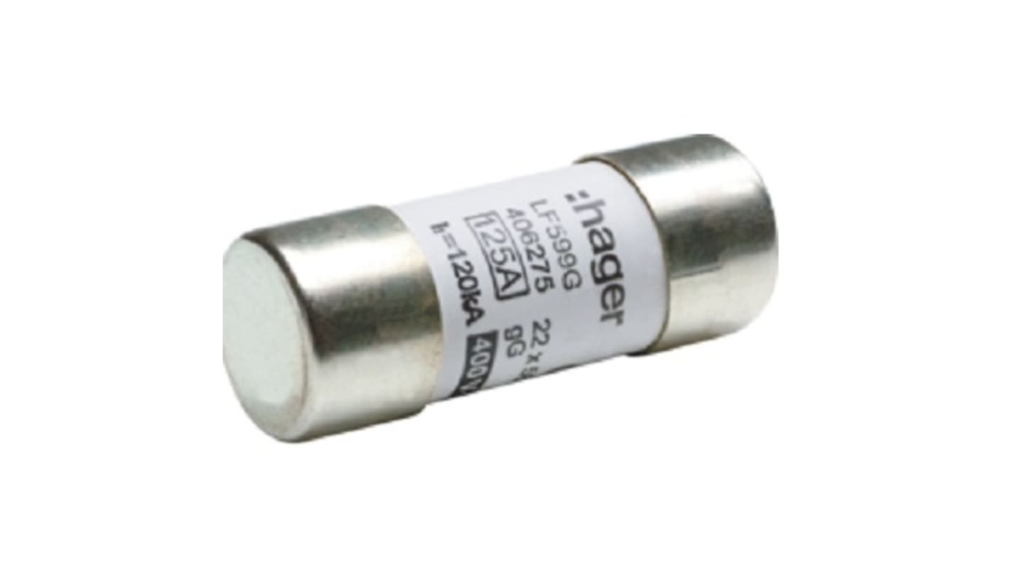 Porte-fusible Unipolaire Hager 10A Ancien Modèle à Cartouches - 250V - Occasion Fonctionnel