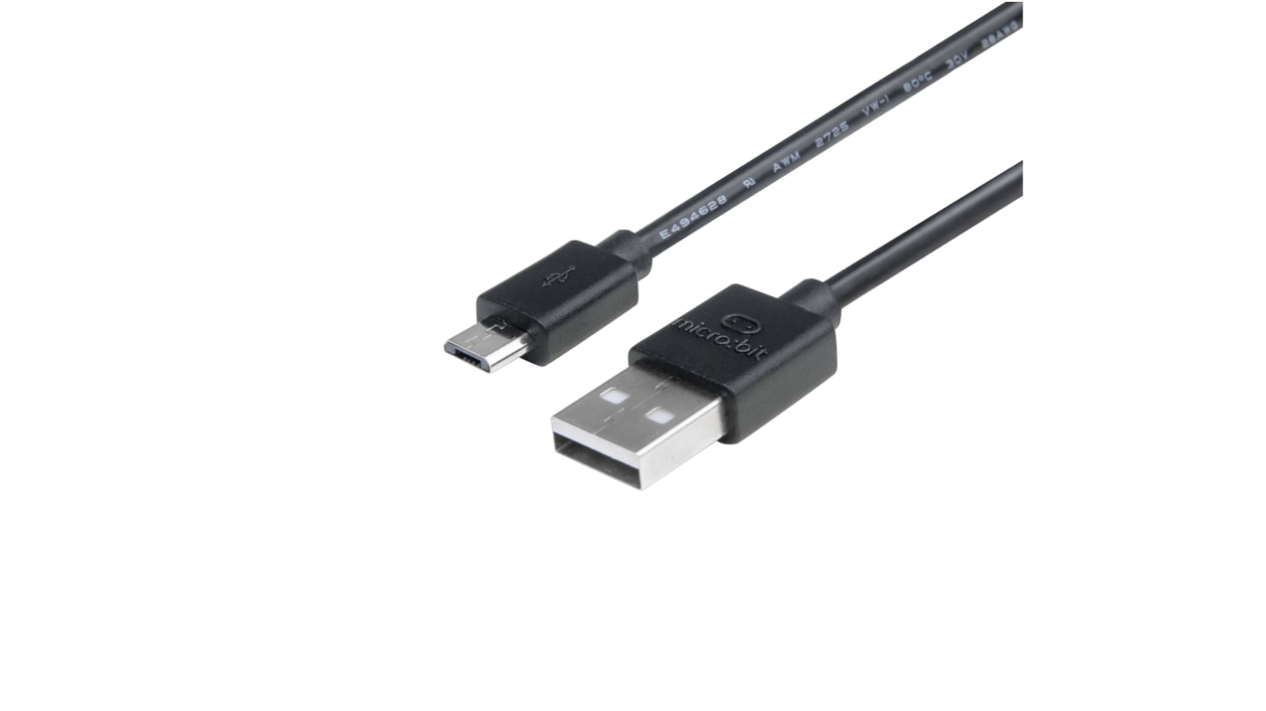 Micro:bit 30cm USB Cable - Black