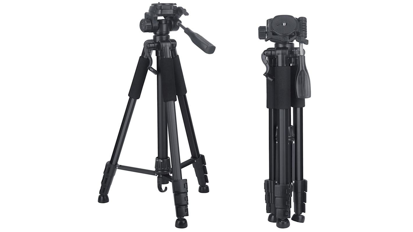 RS PRO Laser Level Tripod, For Use With 1/4 in Laser Level, 1.5m Height