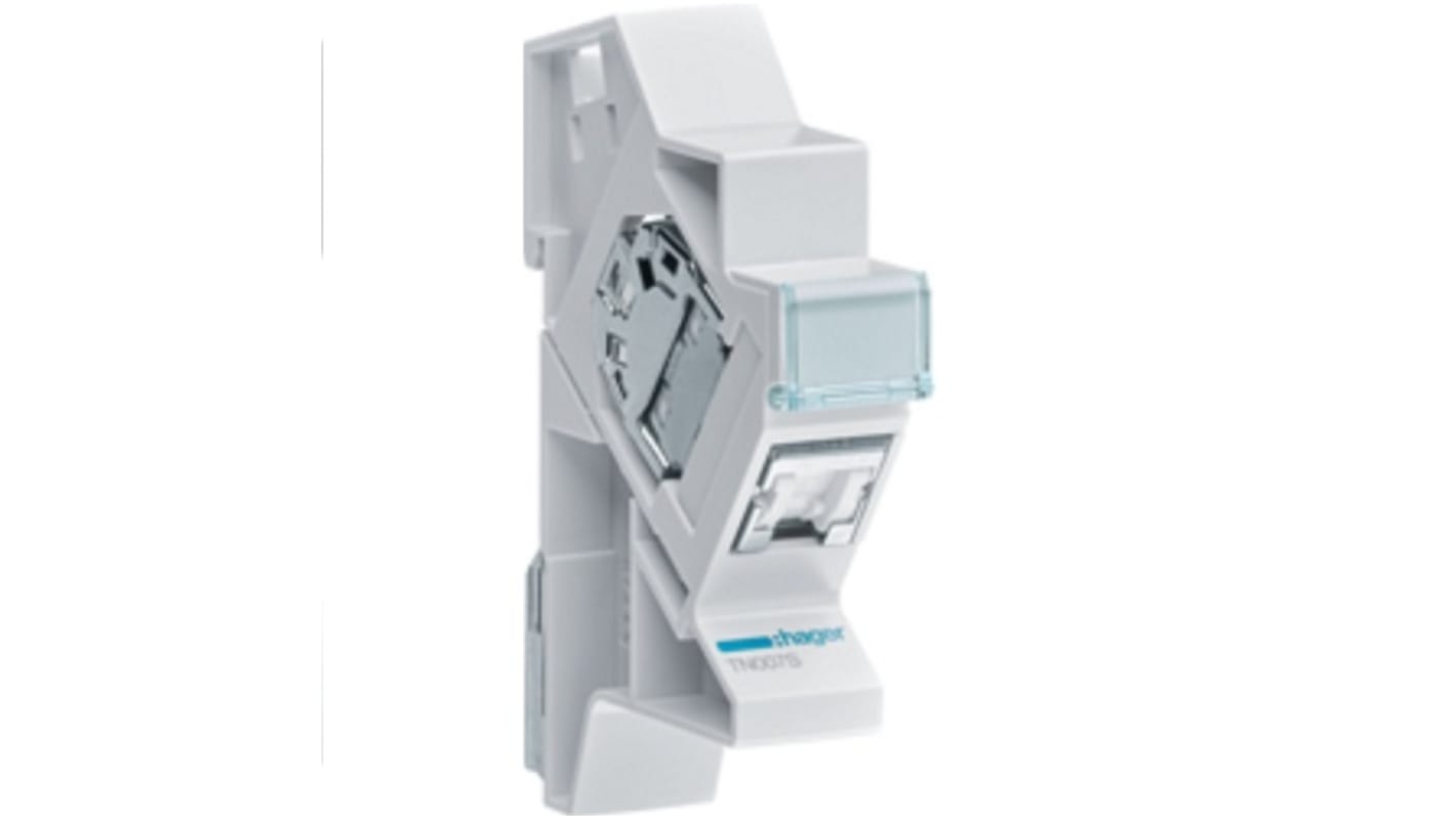 Hager Modul fatning, RJ45, Cat6