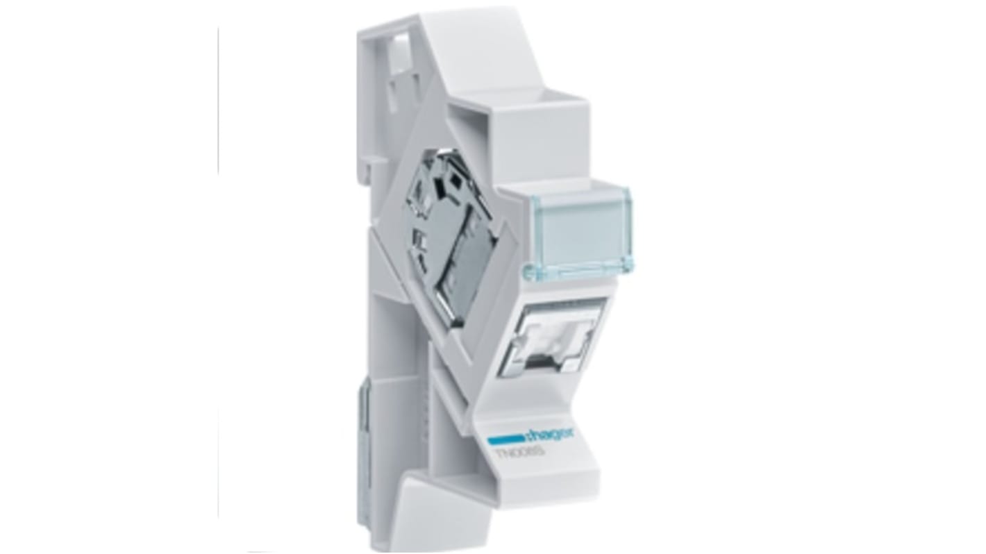 Hager Modul fatning, RJ45, Cat6a