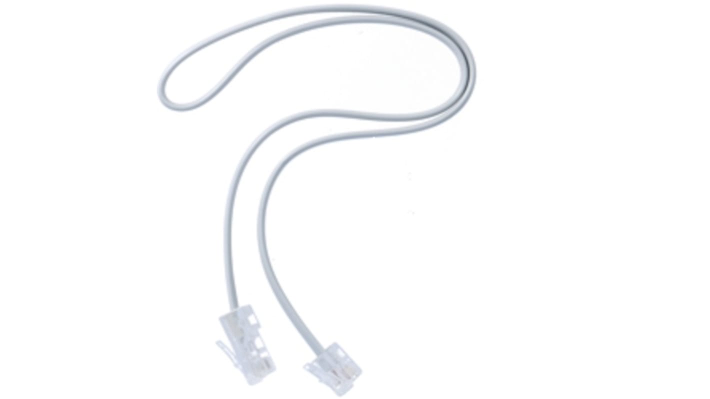 Hager Male RJ45 to RJ45 Telephone Cable, 500mm