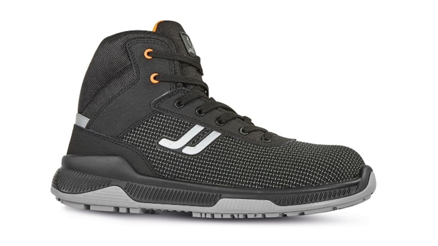 JALTECHNO JIJI124 46 Jallatte Black, Grey ESD Safe Composite Toe Capped Unisex Safety Boots