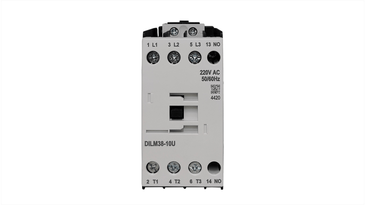 RS PRO RSPRO25-10 Contactor, 24 V Coil, 3-Pole, 25 A, 11 kW, 1NO