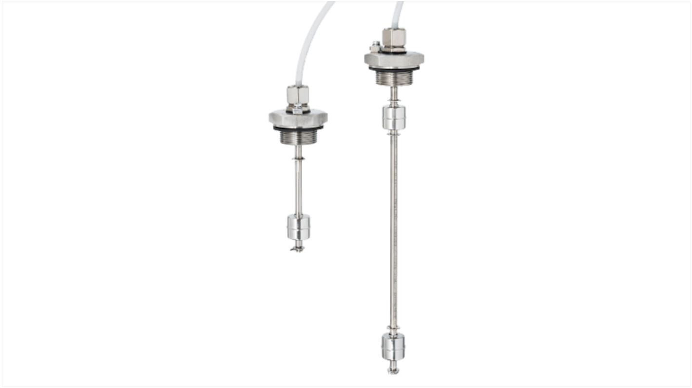 Sensata / Cynergy3 Edelstahl 316L Schwimmerschalter Vertikal 120V, 1-poliger Schließer, mit 341mm Leitung