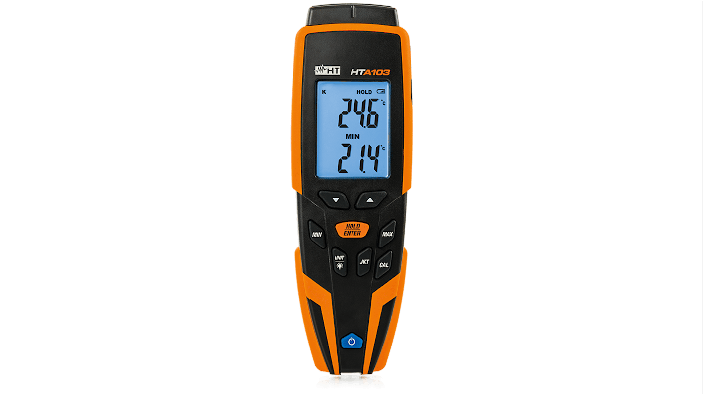 Termometro digitale HT Italia, sonda J, K, T, +400°C max