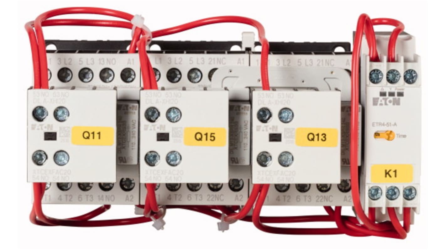 Démarreur étoile-triangle , triphasé Eaton, 11 kW 24 V 22 A