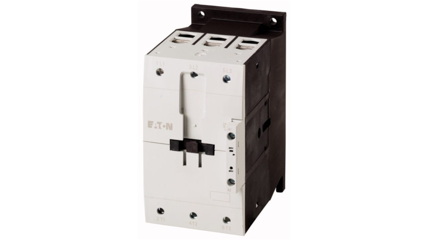 Eaton DILM Contactor, 60 V Coil, 3-Pole, 96 kW