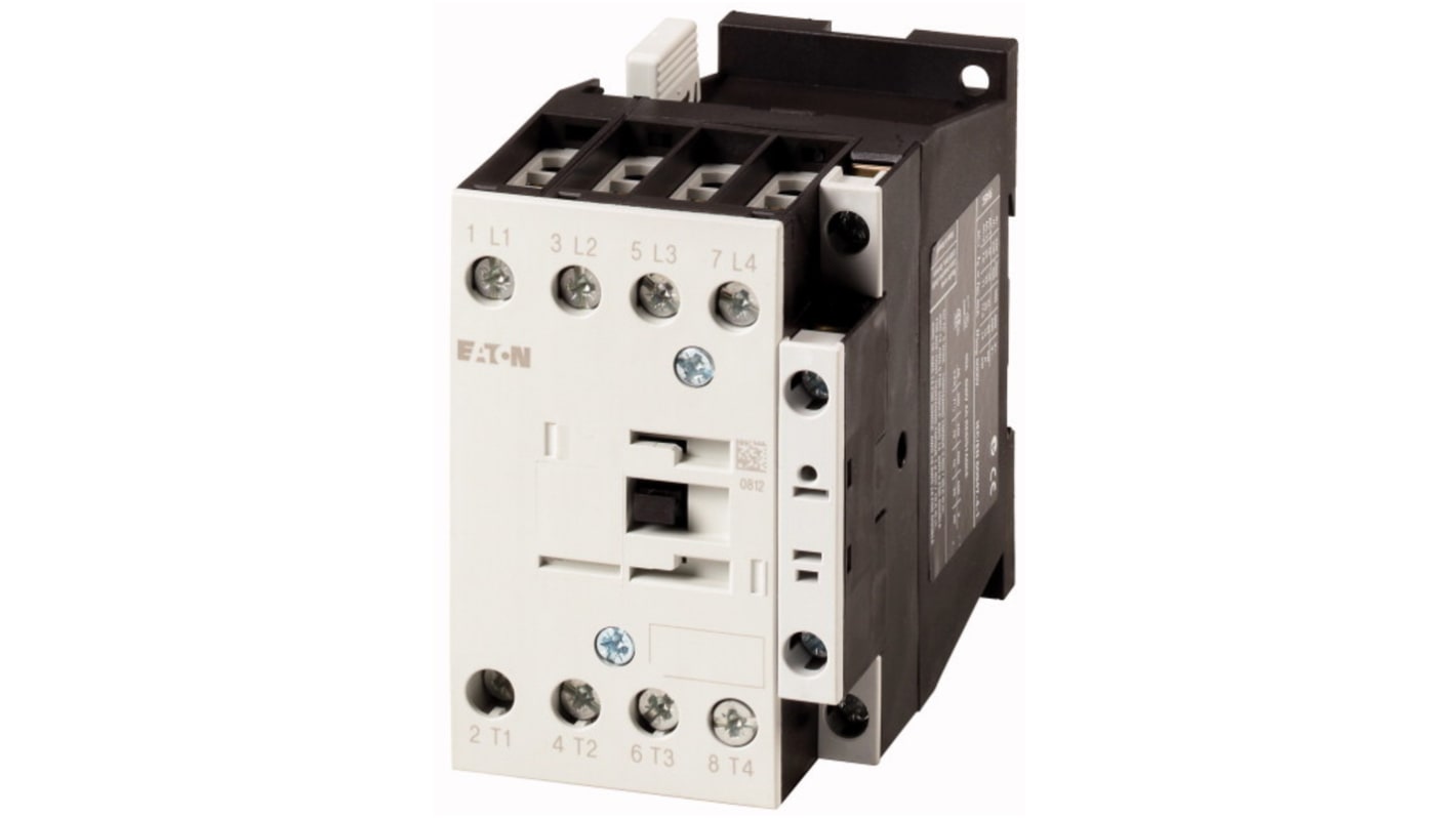 Eaton DILM Contactor, 60 V Coil, 4-Pole, 11 kW, 1N/O