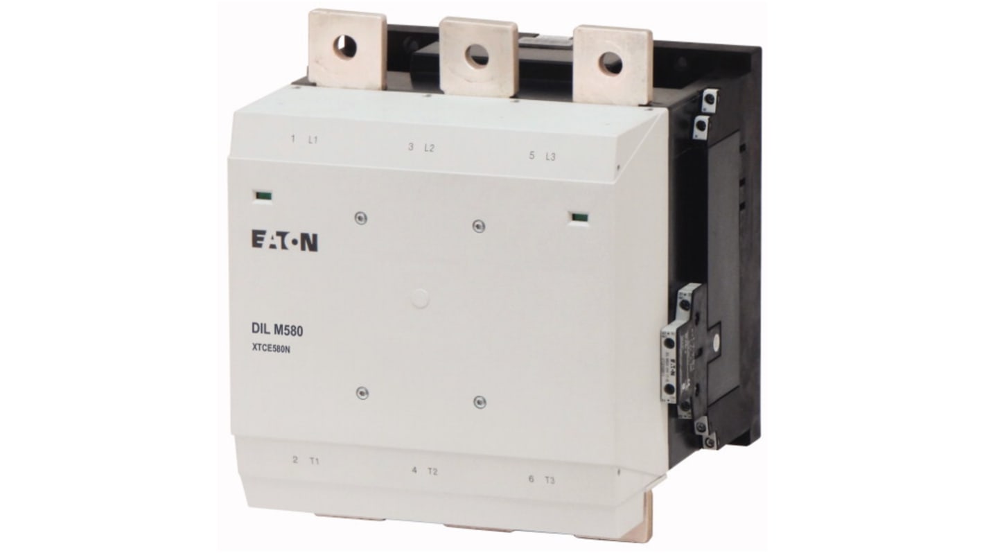 Eaton DILM Contactor, 110 V Coil, 3-Pole, 560 kW