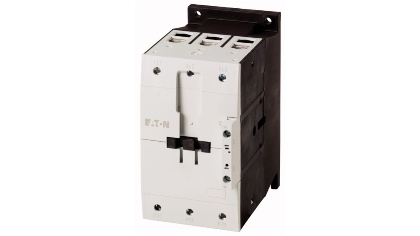 Eaton DILM Series Contactor, 24 V Coil, 3-Pole, 45 kW