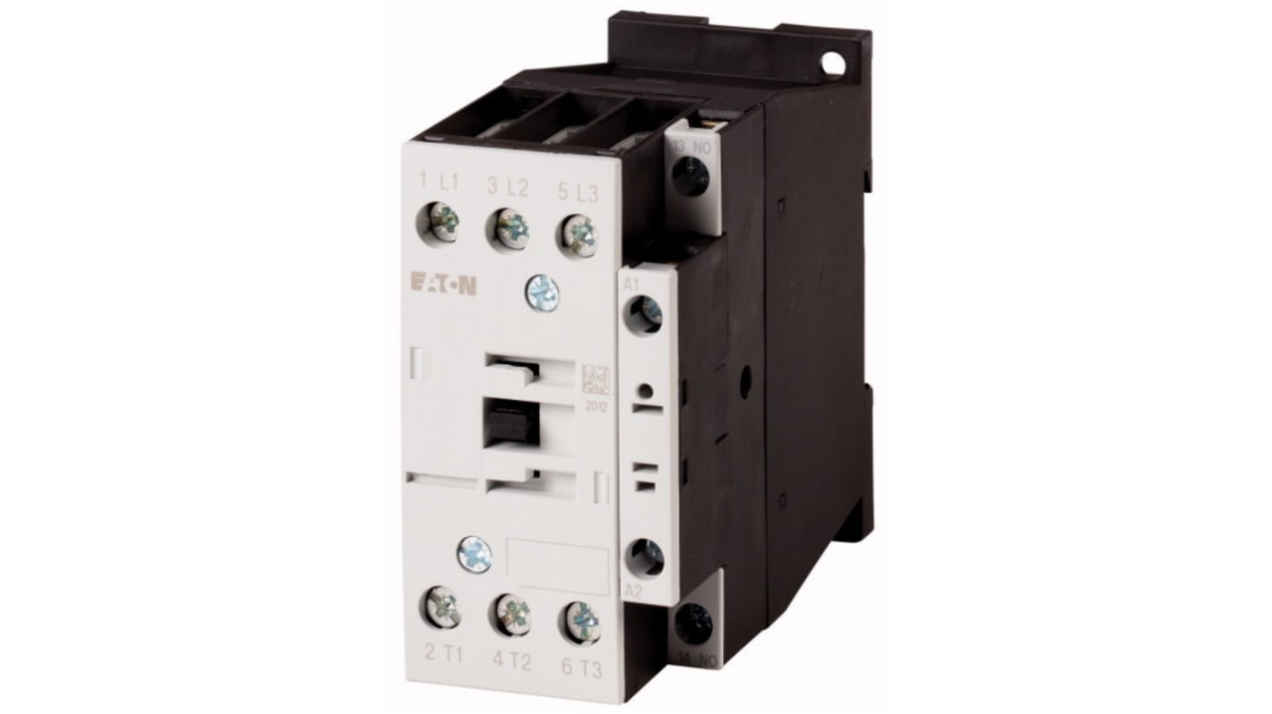 Eaton DILM Installation Contactor, 220 V ac, 230 V dc Coil